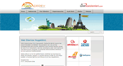 Desktop Screenshot of cedevturizm.com